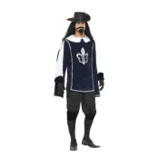 Musketör Maskeraddräkt - Medium