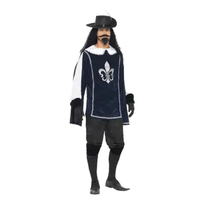 Musketör Maskeraddräkt - Medium