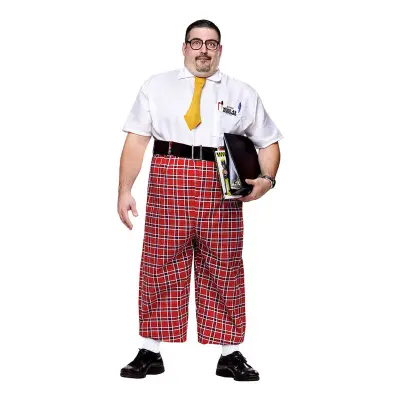 Nörd Plus-size Maskeraddräkt
