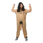 Naken Man Maskeraddräkt - Small/Medium