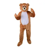 Nalle Maskot Maskeraddräkt - One size