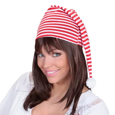 Nattmössa Röd/Vit - One size
