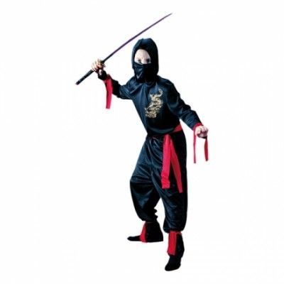 Ninja Barn Maskeraddräkt - Medium