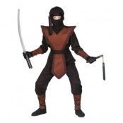 Ninja Jumpsuit Barn Maskeraddräkt - Large