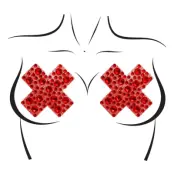 Nipple Covers Jewels X Röd Deluxe