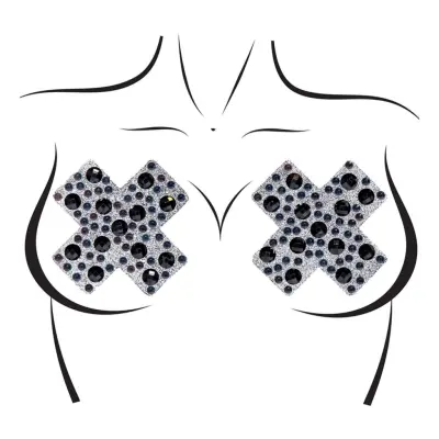 Nipple Covers Jewels X Svart Deluxe