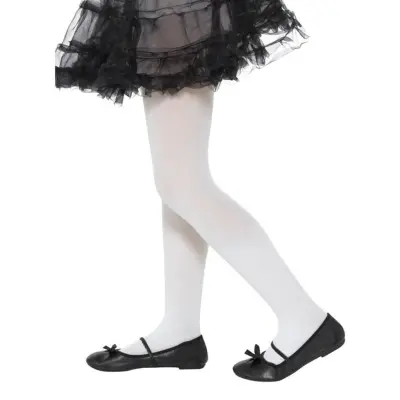 Ogenomskinliga Vita Strumpbyxor för Barn - One size