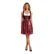 Oktoberfest Dirndl Jula Vinröd Deluxe Maskeraddräkt - 36