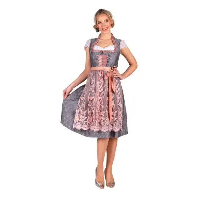 Oktoberfest Dirndl Lina Deluxe Maskeraddräkt - 46