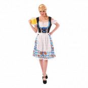 Oktoberfest Klänning Blå Maskeraddräkt - Large/X-Large