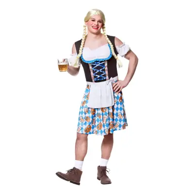 Oktoberfest Klänning för Man Maskeraddräkt - Plus size
