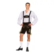 Oktoberfest Lederhosen Deluxe Maskeraddräkt - Small