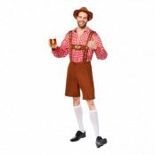 Oktoberfest Röd Maskeraddräkt - Plus Size