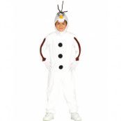 Olaf inspirerad kostym för barn