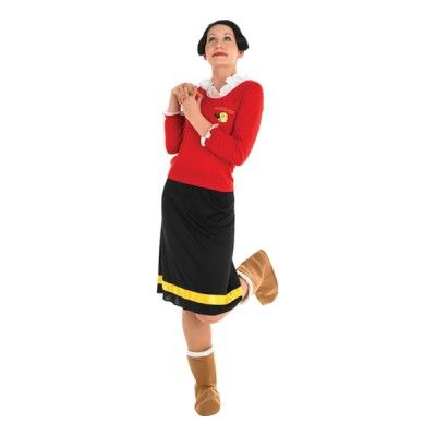 Olive Oyl Maskeraddräkt - Medium