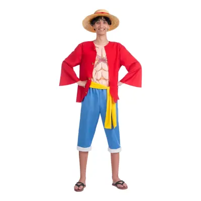 One Piece Luffy Maskeraddräkt - Small