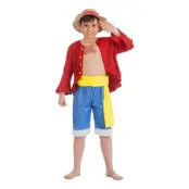 One Piece Luffy™ Barn Maskeraddräkt - Large