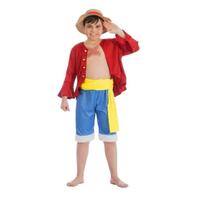 One Piece Luffy™ Barn Maskeraddräkt - Small