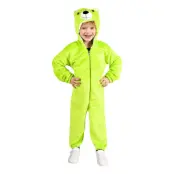 Onesie Grön Björn Bebis Maskeraddräkt - 6-12 mån