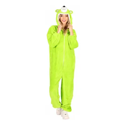 Onesie Grön Björn Maskeraddräkt - Medium/Large