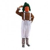 Oompa Loompa Barn Maskeraddräkt - Medium