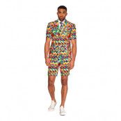OppoSuits Abstractive Shorts Kostym - 46