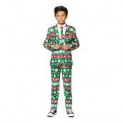 Opposuits Boys Christmas Green Nordic Kostym - 134/140