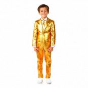 OppoSuits Boys Groovy Gold Kostym - 92/98