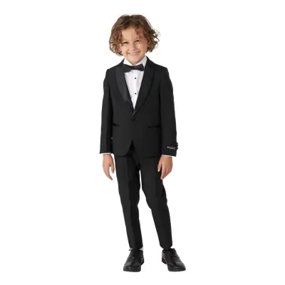 OppoSuits Boys Jet Set Black Smoking - 98/104