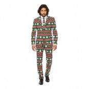 OppoSuits Festive Green Kostym - 48