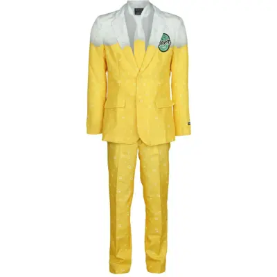 Suitmeister - Fun Kostym - Premium Beer Yellow - Bieranzug - för Herr -
