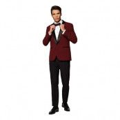 OppoSuits Hot Burgundy Smoking - 48