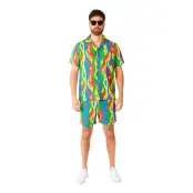 OppoSuits Loopy Lines Shorts Kostym - Medium