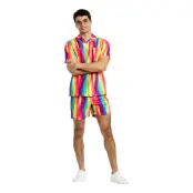 OppoSuits Rainbow Glaze Shorts Kostym - XX-Large