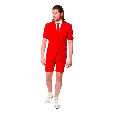 OppoSuits Red Devil Shorts Kostym - 50