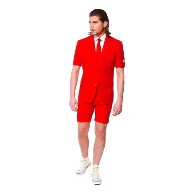 OppoSuits Red Devil Shorts Kostym - 60