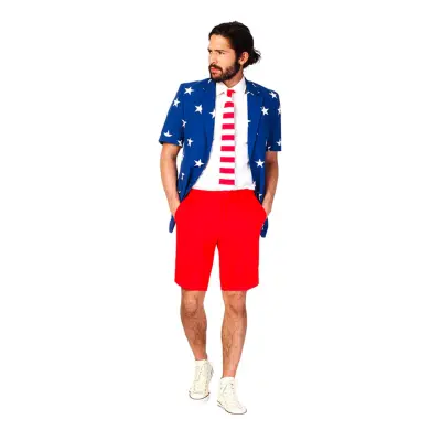 OppoSuits Stars&Stripes Shorts Kostym - 58