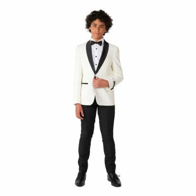 OppoSuits Teen Pearly White Smoking - 146/152