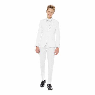 OppoSuits Teen White Knight Kostym - 146/152
