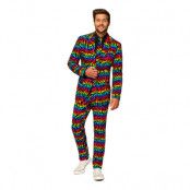 OppoSuits Wild Rainbow Kostym - 48