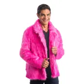 Pälsjacka Mörkrosa - Large