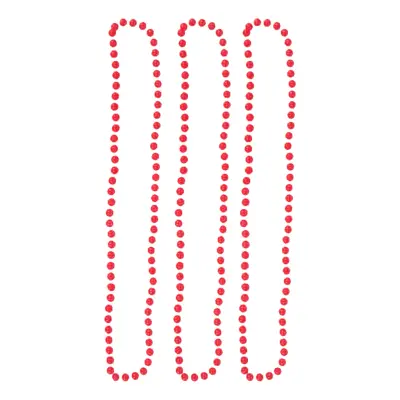 Pärlhalsband Självlysande - 3-pack Rosa