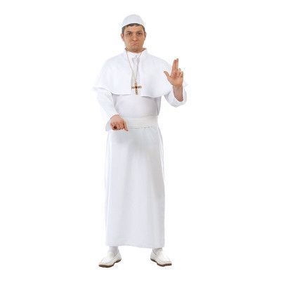 Påve Vit Maskeraddräkt - One size