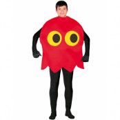 Pacman Inspirerad Blinky Unisex Kostym