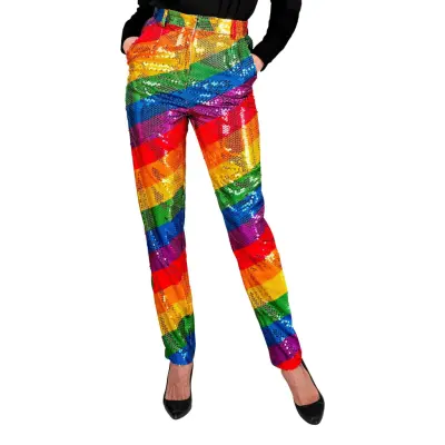 Paljettbyxor Dam Flerfärgade - X-Large