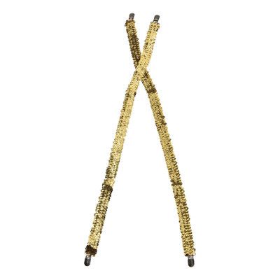 Paljetthängslen Guld - One size