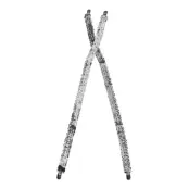 Paljetthängslen Silver - One size