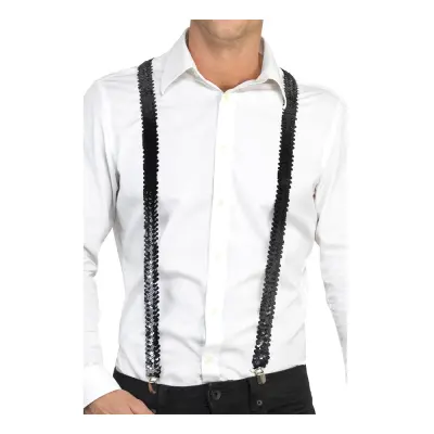 Paljetthängslen Svarta