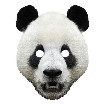 Panda Pappmask