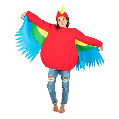 Papegoja Maskeraddräkt - One size
